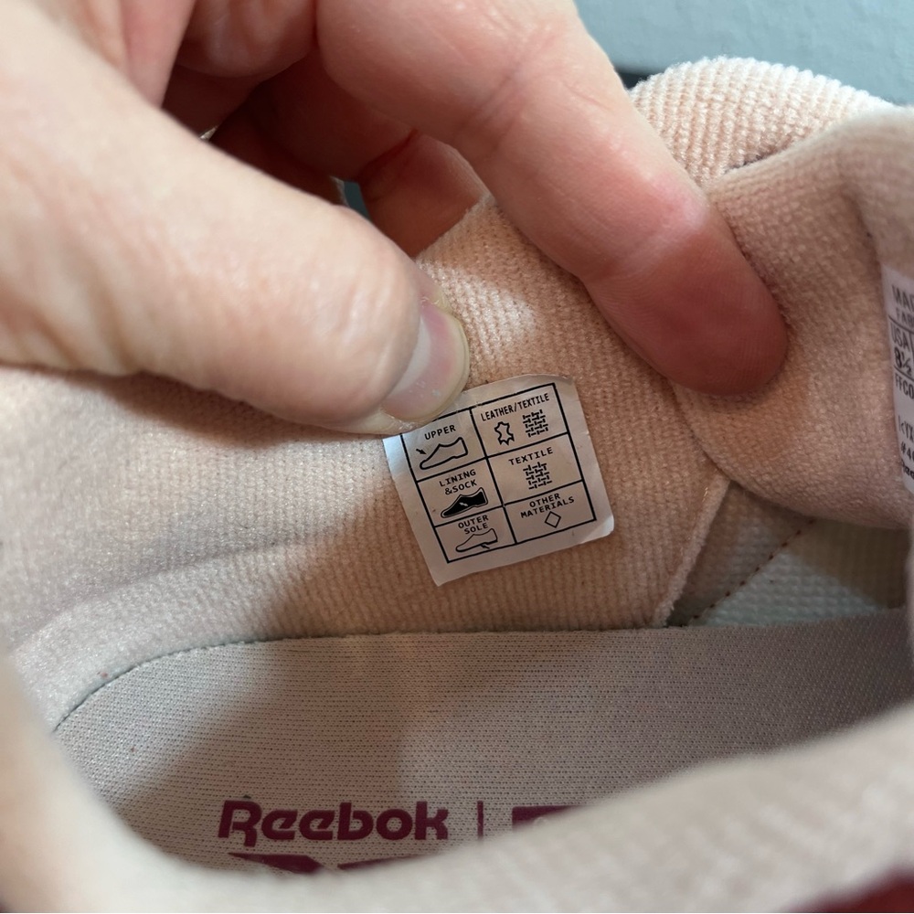 Reebok Classic Renaissance Sneakers Mauve Pink Maroon (rust) Women's Size 8.5 - Picture 7 of 14